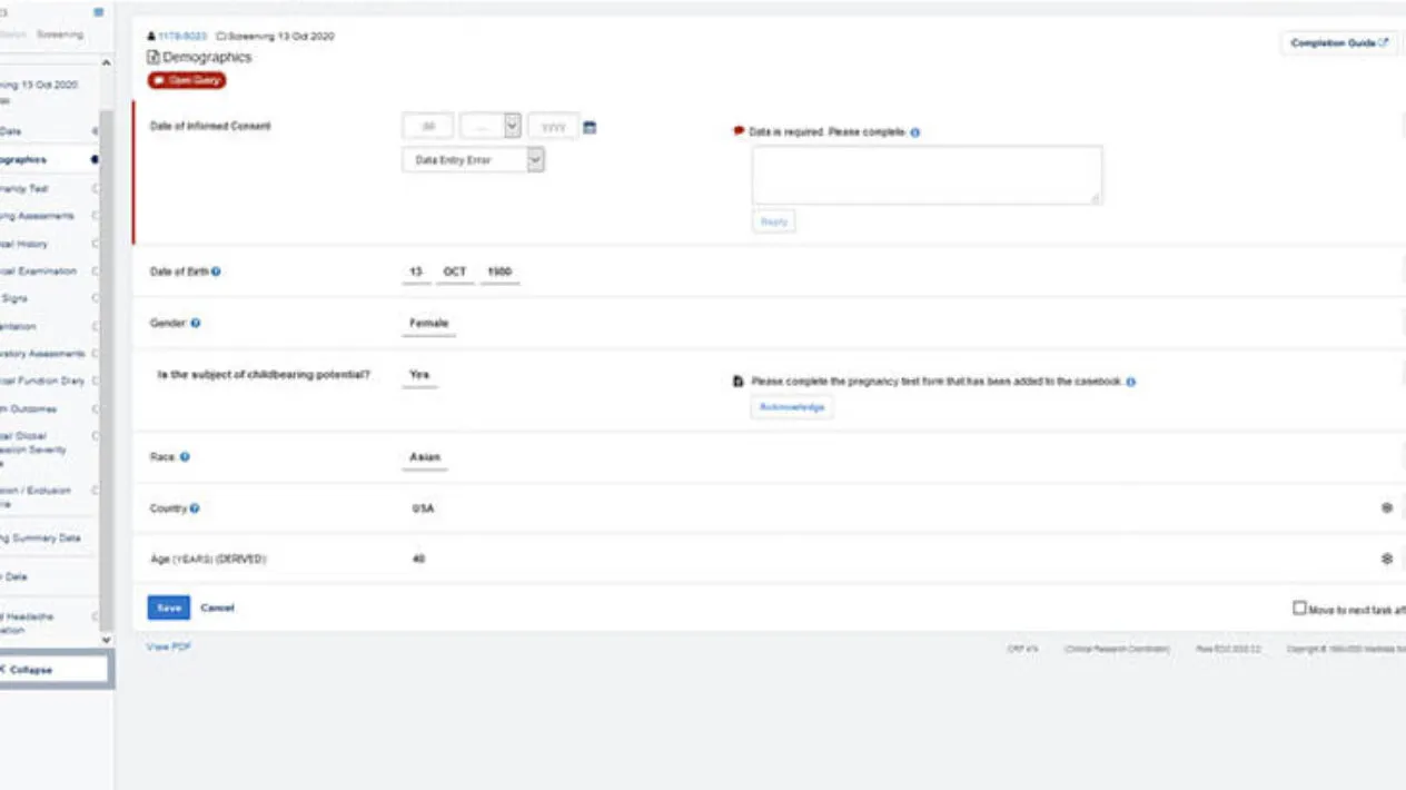 Real-time Data Validation